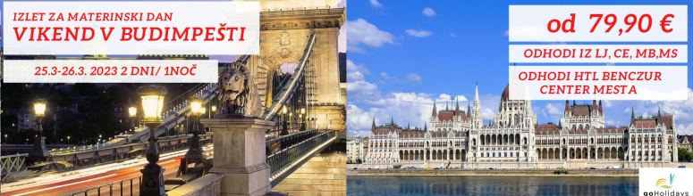 Vikend izlet v Budimpešto za materinski dan 2023