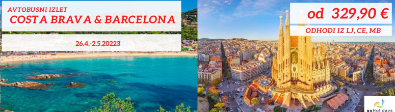Prvomajski izleti Costa Brava in Španija