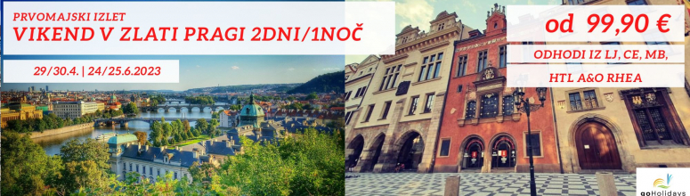 Vikend v Pragi prvi maj izlet